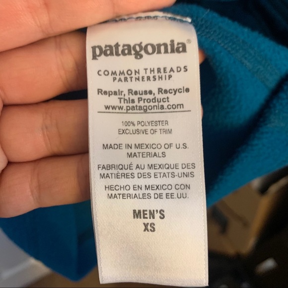 Patagonia Full Zip Lightweight Fleece Jacket - Picture 4 of 4